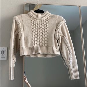 Cropped sweater